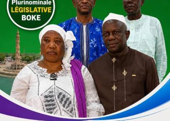 Les 4 députés uninominaux élus de la préfecture de Boké