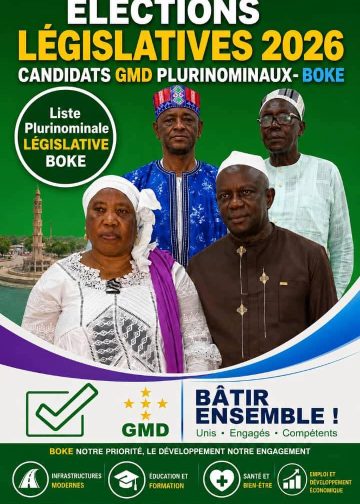 Les 4 députés uninominaux élus de la préfecture de Boké