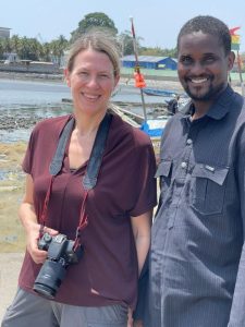 Le REMEGUI dénonce les menaces contre le journaliste Ibrahima Sory Barry et exige sa protection 4 le journaliste Ibrahima Sory Barry en compagnie d’une consœur de la presse canadienne