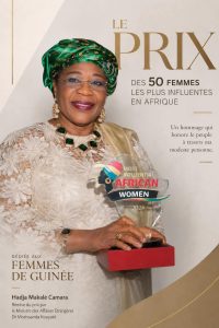 Makalé Camara : le portrait d’une femme qui refuse de s’effacer 1 Hadja Makalé Camara, députée élue du parti FAN