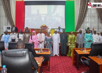 Bureau exécutif du nouveau parlement guinéen