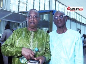 L'honorable Mamadou Bah en compagnie de son collègue et ami, l'honorable Diao Baldé