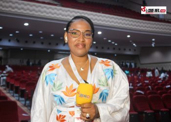 L'honorable Fatoumata Binta Diallo, présidente de la commission Affaires Etrangères et des Guinéens de l'Extérieur