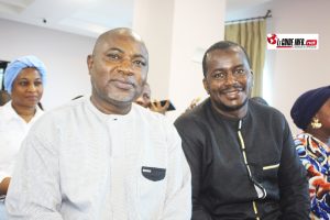 Installation du SPPG : promesses, silences et mises en garde 5 Bachir Sylla, président de REMEGUI et Nouhou Baldé, patron de guineematin.com
