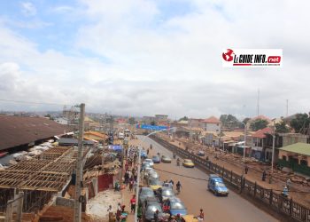 Vue sur la commune de Sonoya ( Grand Conakry)
