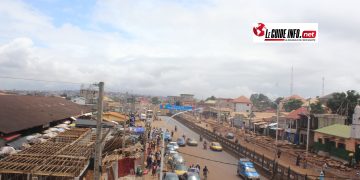 Vue sur la commune de Sonoya ( Grand Conakry)