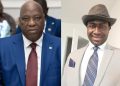 Mohamed Aly Pendessa, Journaliste d'investigation et S.E Dr Morissanda Kouyaté, Ministre guinéen des Affaires Etrangères