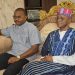 L'honorable Mamadou Oury Bah et l'honorable Dr Dansa Kourouma à la réception des Sages de la Coordination Haali Pular reçus par le Président de l'Assemblée nationale
