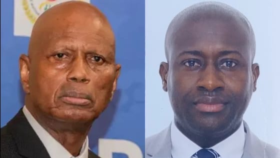Présidence guinéenne de la PRA-UEMOA : crédibilité et légitimité de la HAC face aux faits 1 Boubacar Yacine Diallo, président de la HAC et Mohamed Aly Pendessa, journaliste