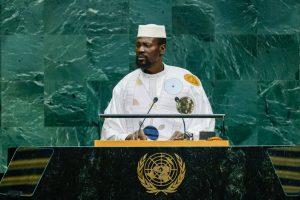 La Guinée à l'ONU : Mamadi Doumbouya plaide pour des « voies multiples et légitimes » de développement 1 Discours du Président Mamadi Doumbouya à l'ONU