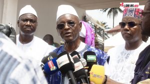 Dubréka : une cérémonie de sacrifice et de bénédiction rassemble les députés de la Basse-Guinée 4 Hon. Elhadj Mamadou Oury Bah, député Basse-Côte