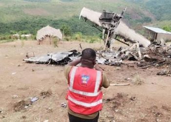 Crash d'un petit avion survenu le vendredi 25 septembre à Kenge