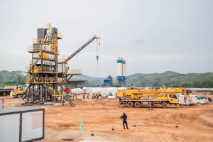 Route Kankan-Kissidougou : BEGEC Travaux a lancé le lot 2, 50 km de bitume entre le PK 80 et le PK 130 6 Base vie de BEGEC