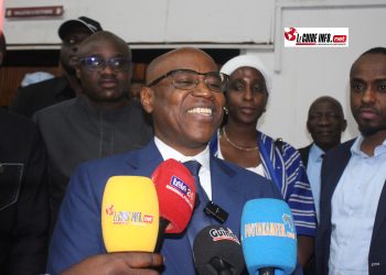 La joie du Ministre Facinet Sylla