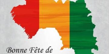 Carte géographique de la République de Guinée