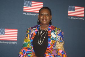 À Conakry, l’anglais érigé en passeport pour l’emploi et les études 5 La chargée d’affaires de l’ambassade des États-Unis en Guinée, Tiffany McGriff