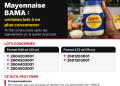 Alerte-Santé mayonnaise bama